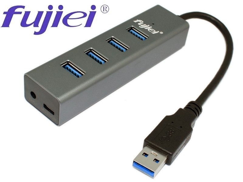Fujiei USB3.0HUB 4Port 鋁殼 AJ1072